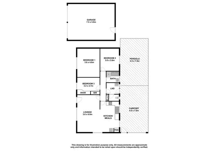 Floorplan of Homely house listing, 14 Dove Place, Mount Gambier SA 5290