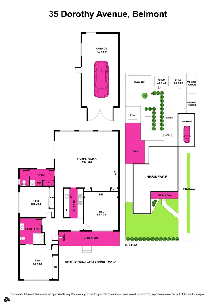 Floorplan of Homely house listing, 35 Dorothy Avenue, Belmont VIC 3216