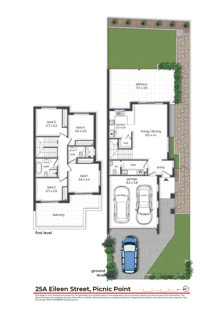 Floorplan of Homely house listing, 25a Eileen Street, Picnic Point NSW 2213
