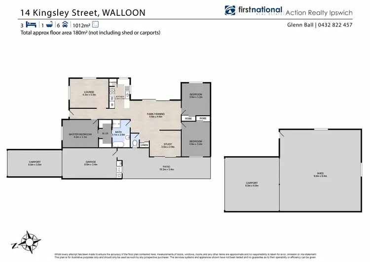 Floorplan of Homely house listing, 14 Kingsley Street, Walloon QLD 4306
