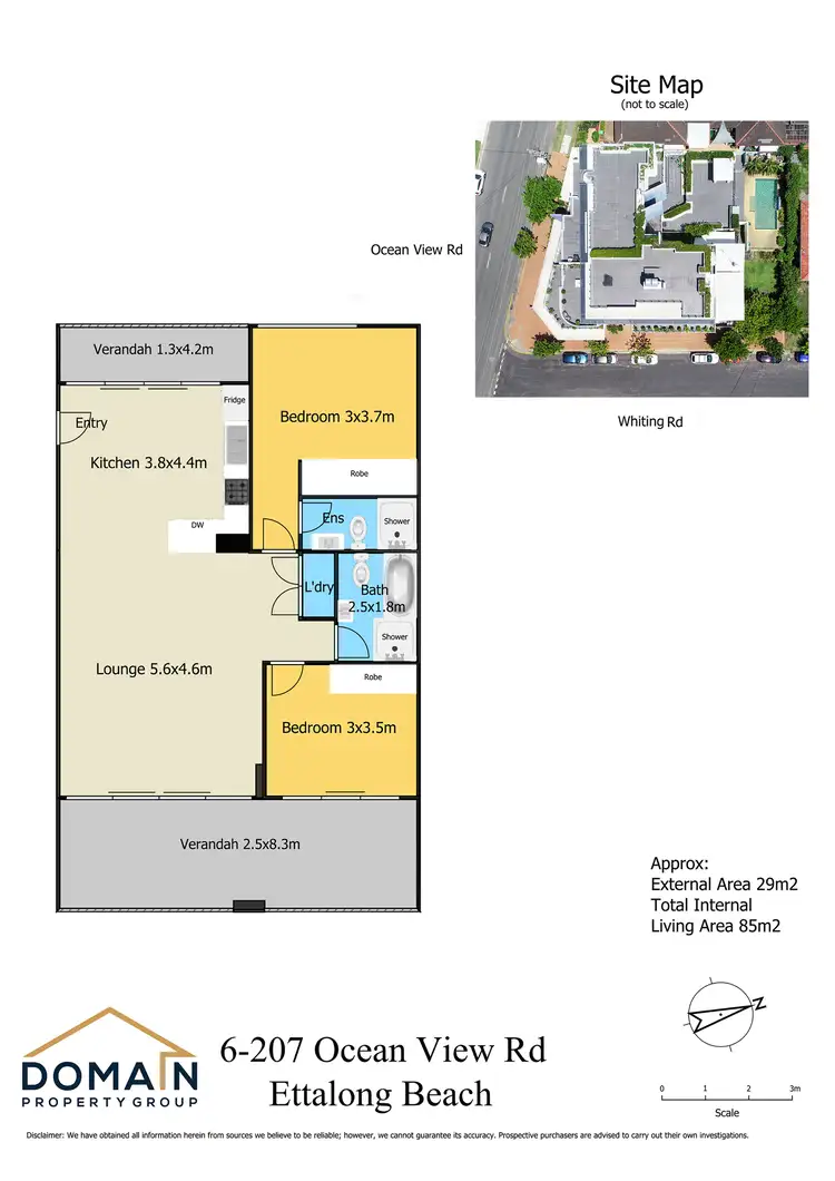 Floorplan of Homely apartment listing, 6/207 Ocean View Road, Ettalong Beach NSW 2257