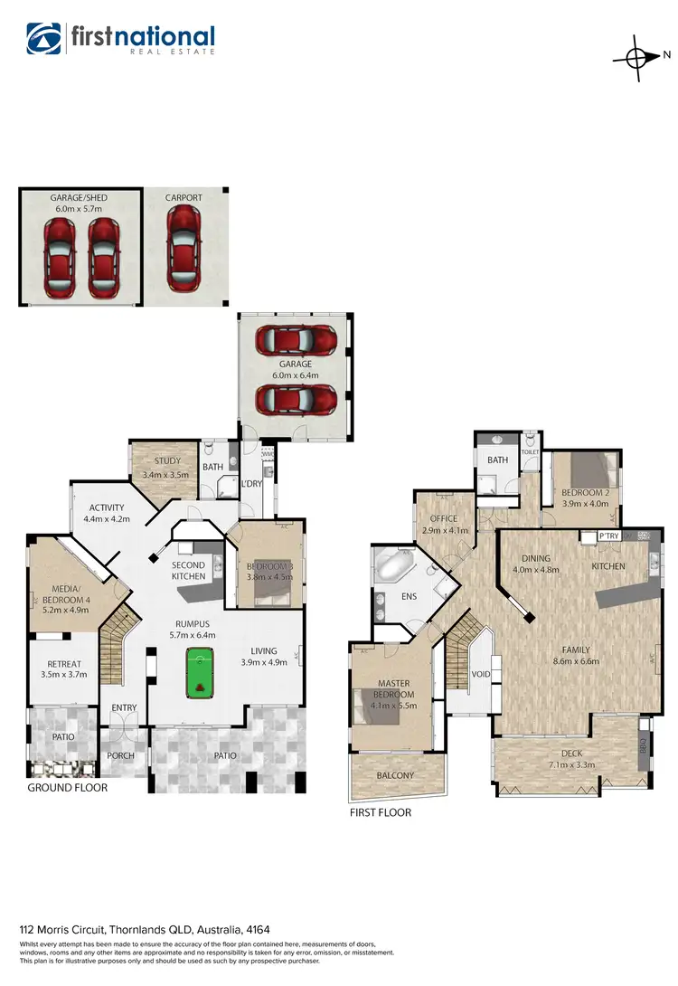 Floorplan of Homely house listing, 112 Morris Circuit, Thornlands QLD 4164