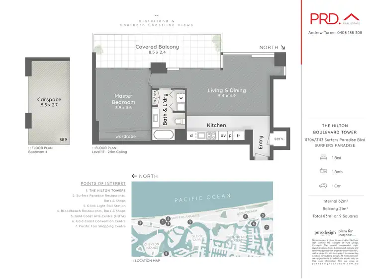 Floorplan of Homely apartment listing, 11706/3113 Surfers Paradise Boulevard, Surfers Paradise QLD 4217