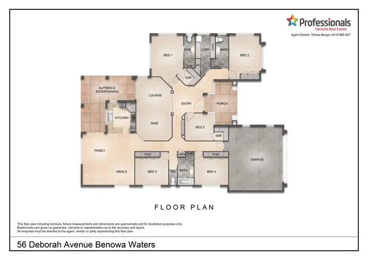 Floorplan of Homely house listing, 56 Deborah Avenue, Benowa Waters QLD 4217