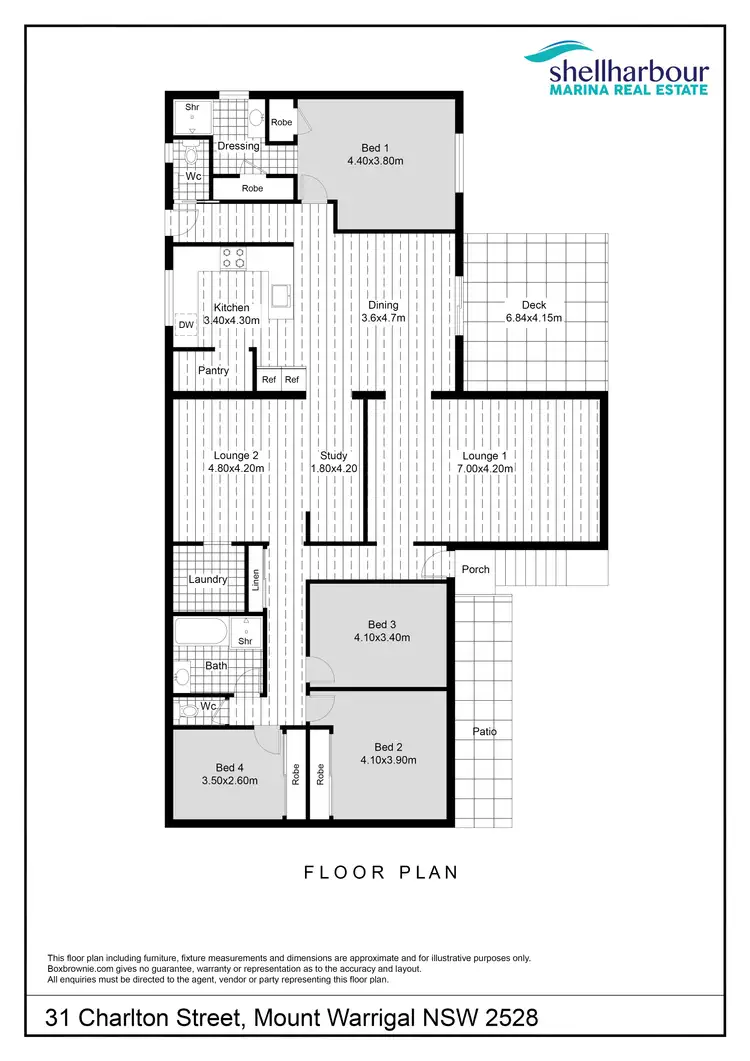 Floorplan of Homely house listing, 31 Charlton Street, Mount Warrigal NSW 2528