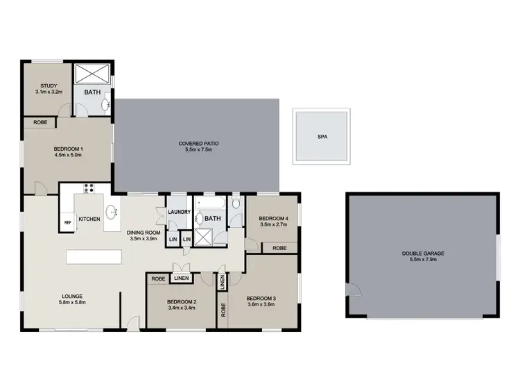 Floorplan of Homely house listing, 1/26 Scott Street, Cleveland QLD 4163