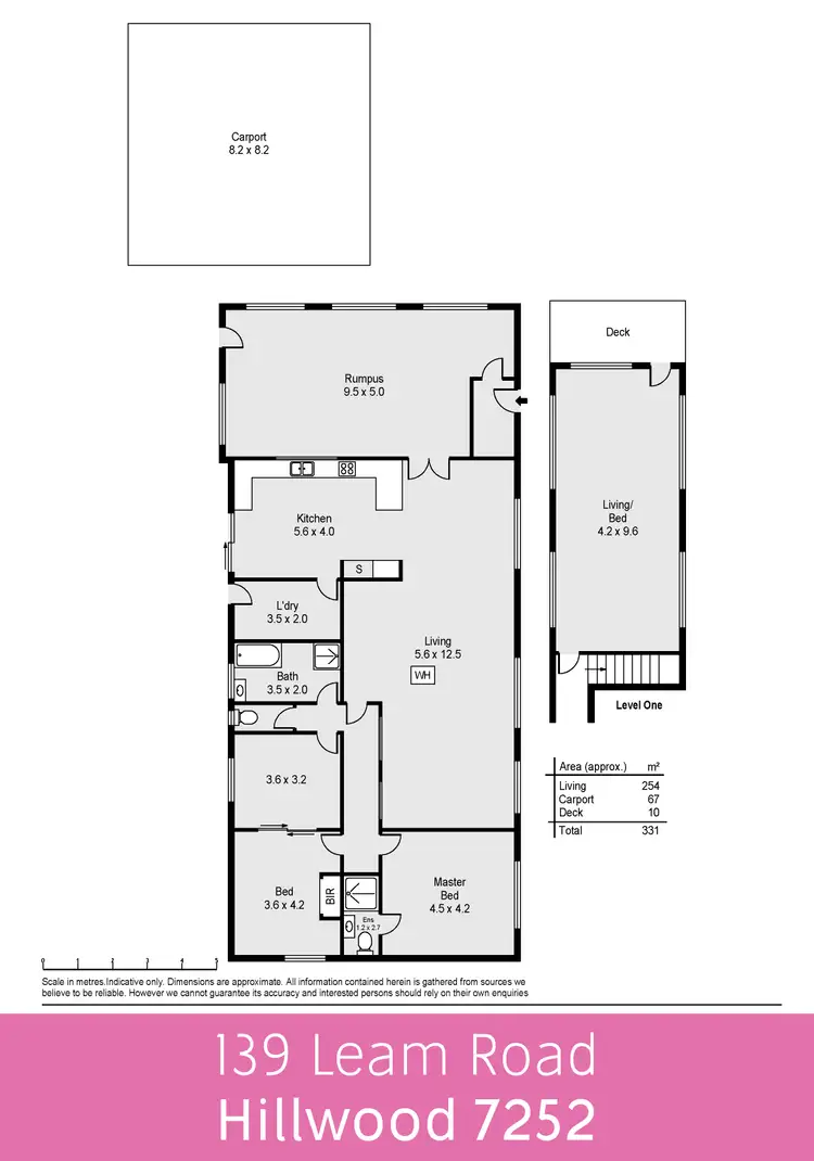 Floorplan of Homely house listing, 139 Leam Road, Hillwood TAS 7252