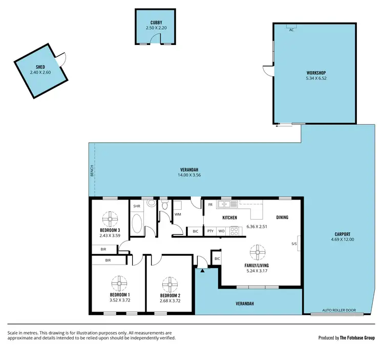 Floorplan of Homely house listing, 14 Lindsay Drive, Morphett Vale SA 5162