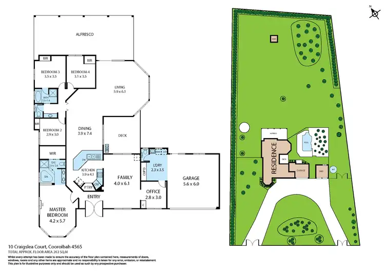 Floorplan of Homely rural property listing, 10 Craigslea Court, Cooroibah QLD 4565