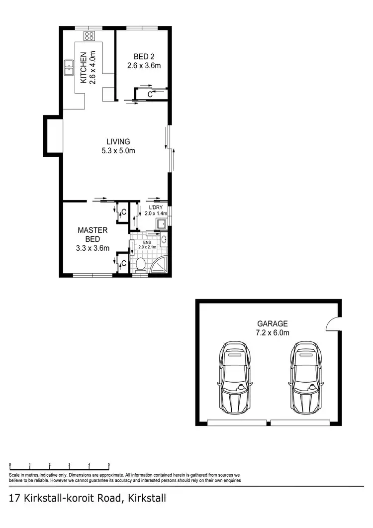 Floorplan of Homely house listing, 17 Kirkstall Koroit Rd, Kirkstall VIC 3283