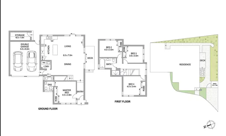 Floorplan of Homely townhouse listing, 3/3 Merton Close, Mount Waverley VIC 3149