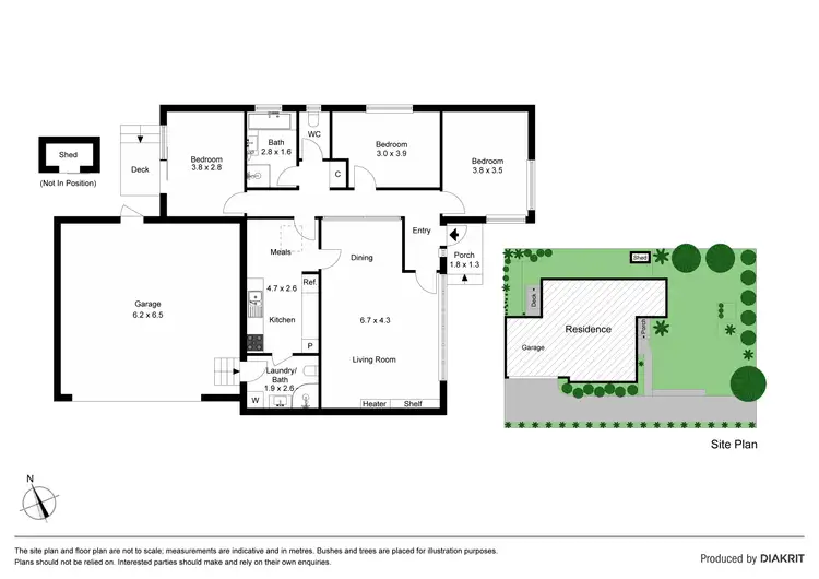 Floorplan of Homely unit listing, 1/5 Risdon Drive, Notting Hill VIC 3168