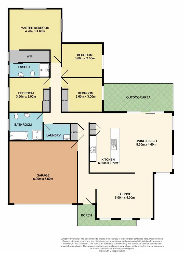 Floorplan of Homely house listing, 34 Brittany Avenue, Rutherford NSW 2320