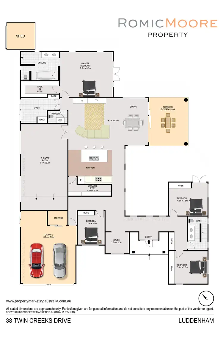 Floorplan of Homely house listing, 38 Twin Creeks Drive, Luddenham NSW 2745
