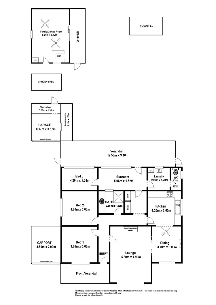 Floorplan of Homely house listing, 34 Kulde Road, Tailem Bend SA 5260
