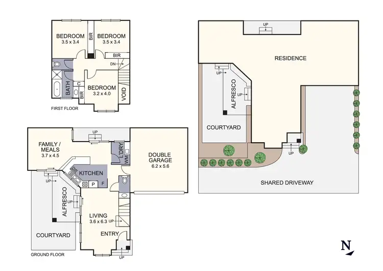 Floorplan of Homely townhouse listing, 4/11 William Road, Croydon VIC 3136