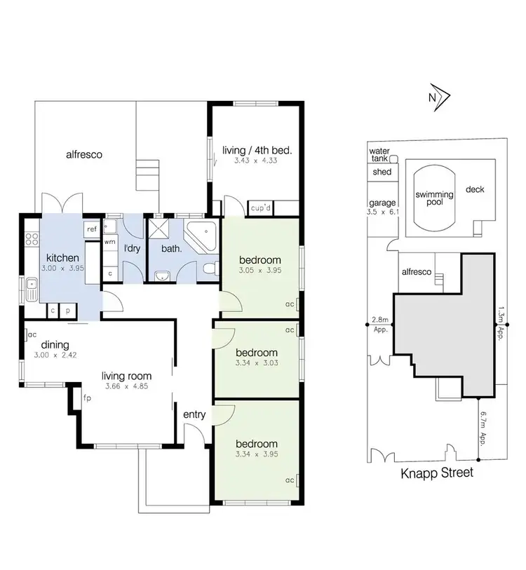 Floorplan of Homely house listing, 33 Knapp Street, Altona North VIC 3025