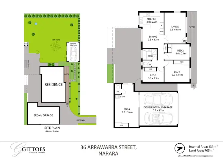 Floorplan of Homely house listing, 36 Arrawarra Street, Narara NSW 2250