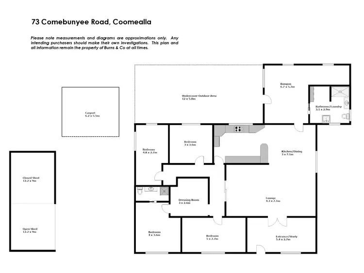 Floorplan of Homely house listing, 73 Comebunyee Road, Coomealla NSW 2717
