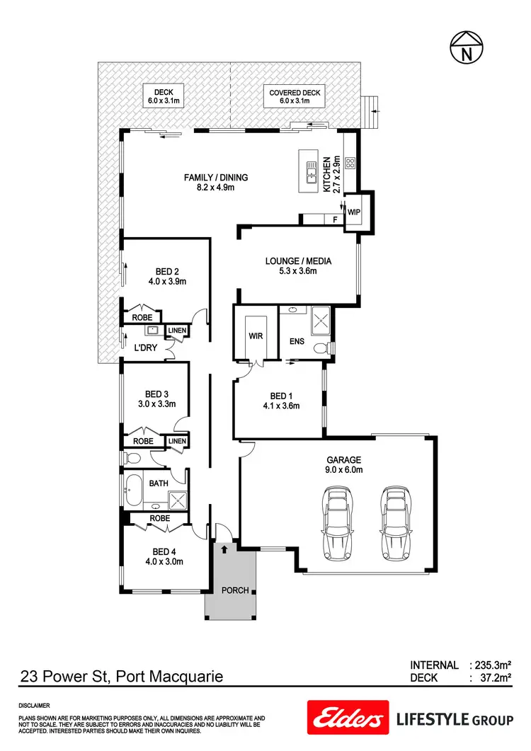 Floorplan of Homely house listing, 23 Power Street, Port Macquarie NSW 2444