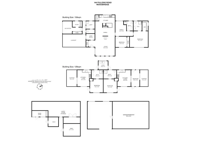 Floorplan of Homely house listing, 144 Pullens Road, Woodbridge TAS 7162