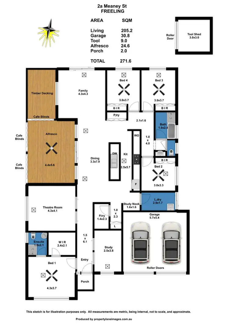 Floorplan of Homely house listing, 2 Meaney Drive, Freeling SA 5372