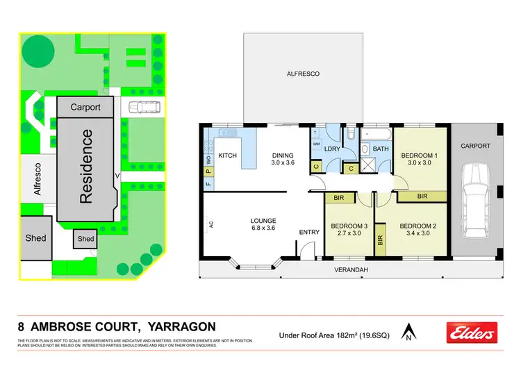 Floorplan of Homely house listing, 8 AMBROSE COURT, Yarragon VIC 3823