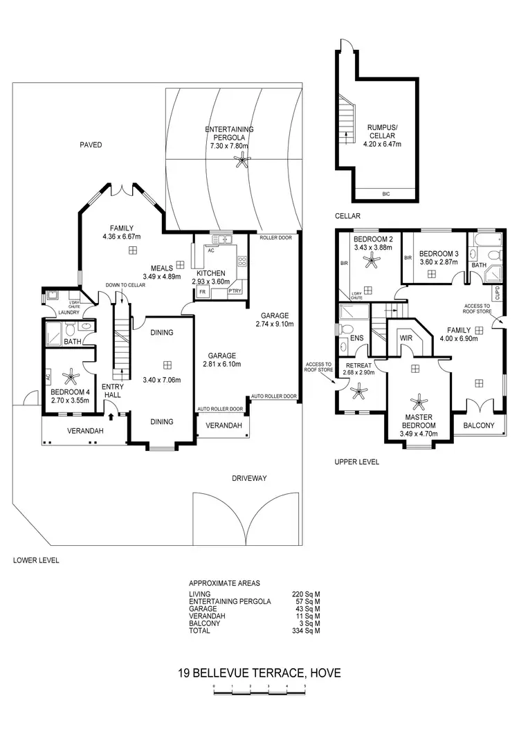 Floorplan of Homely house listing, 19 Bellevue Terrace, Hove SA 5048