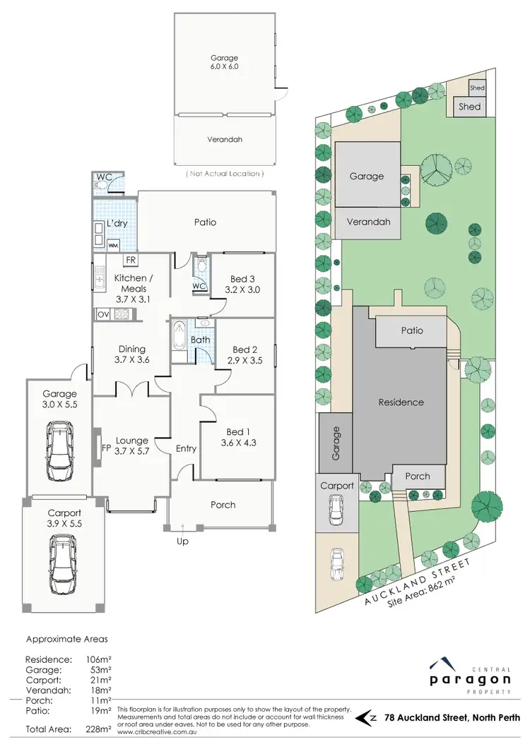 Floorplan of Homely house listing, 78 Auckland Street, North Perth WA 6006