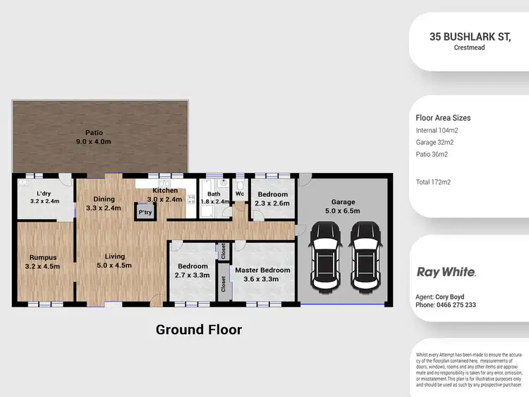 Floorplan of Homely house listing, 35 Bushlark Street, Crestmead QLD 4132