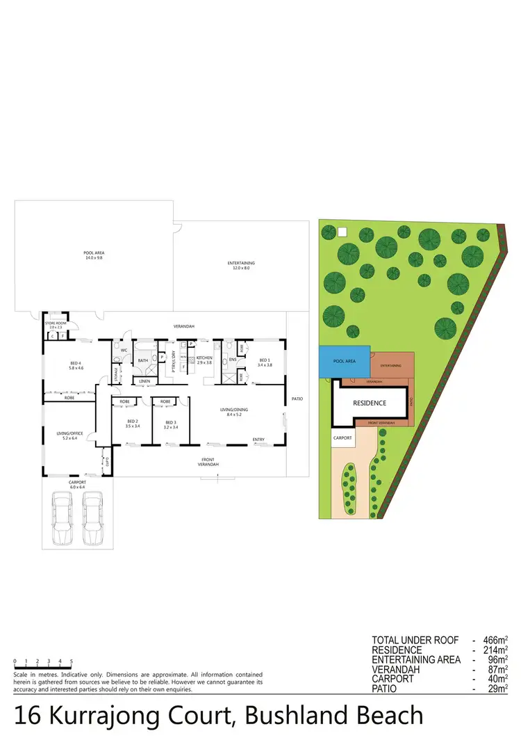 Floorplan of Homely house listing, 16 Kurrajong Court, Bushland Beach QLD 4818