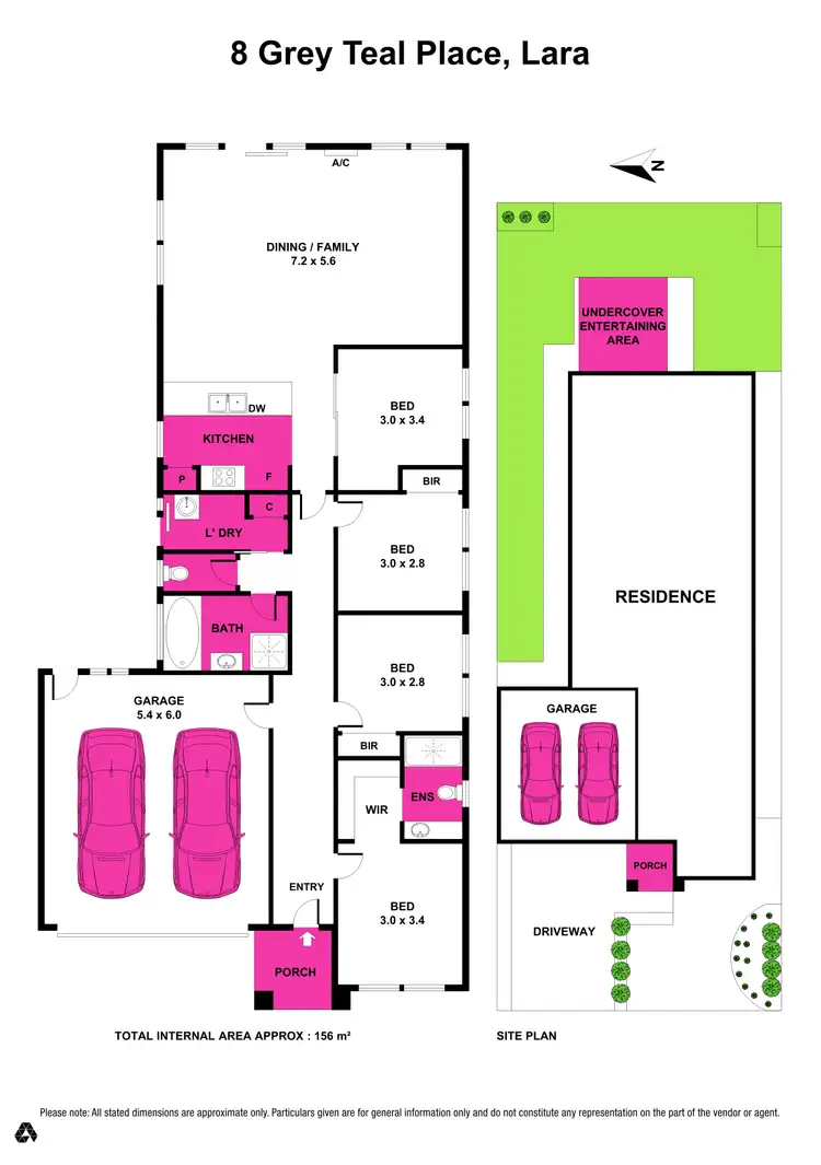 Floorplan of Homely house listing, 8 Grey Teal Place, Lara VIC 3212