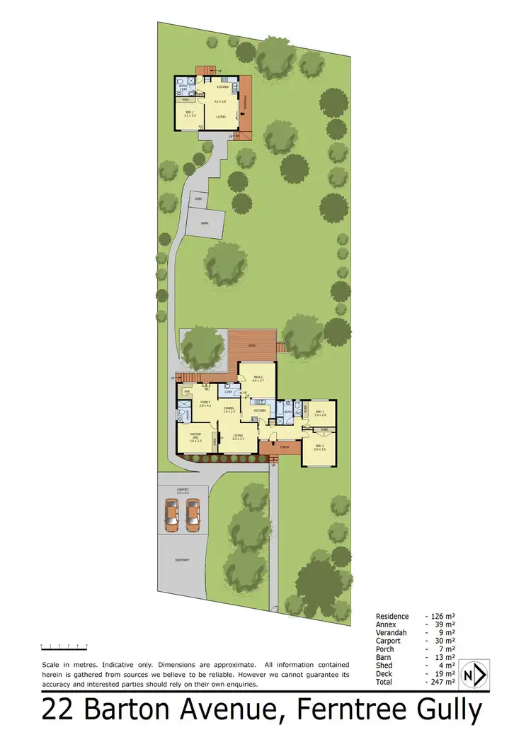 Floorplan of Homely house listing, 22 Barton Avenue, Ferntree Gully VIC 3156