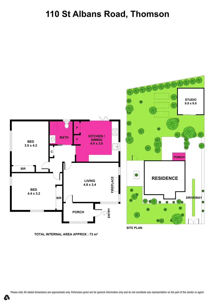 Floorplan of Homely house listing, 110 St Albans Road, Thomson VIC 3219