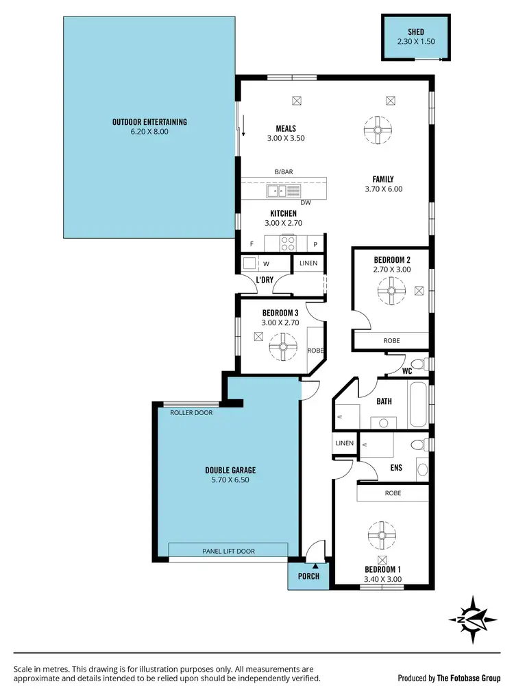 Floorplan of Homely house listing, 11 Lance Avenue, Hackham SA 5163