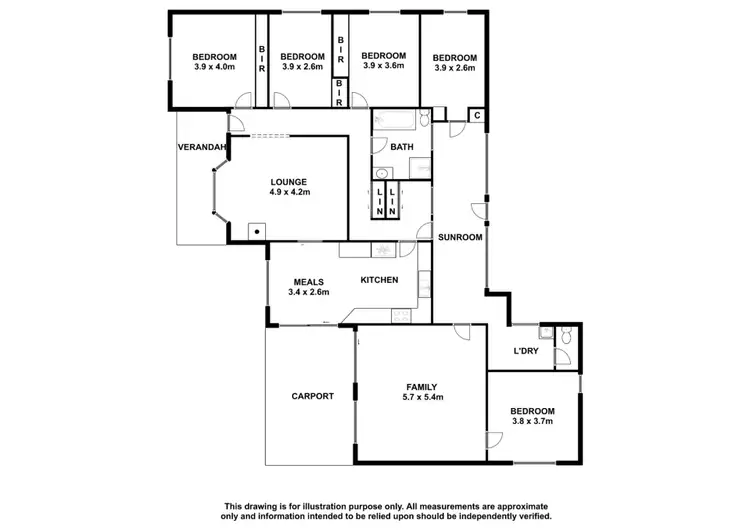 Floorplan of Homely house listing, 207 Rowney Road, Mundulla SA 5270