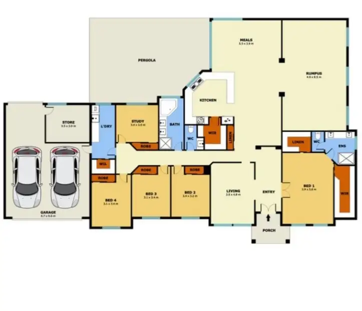 Floorplan of Homely house listing, 9 King Circuit, Caroline Springs VIC 3023