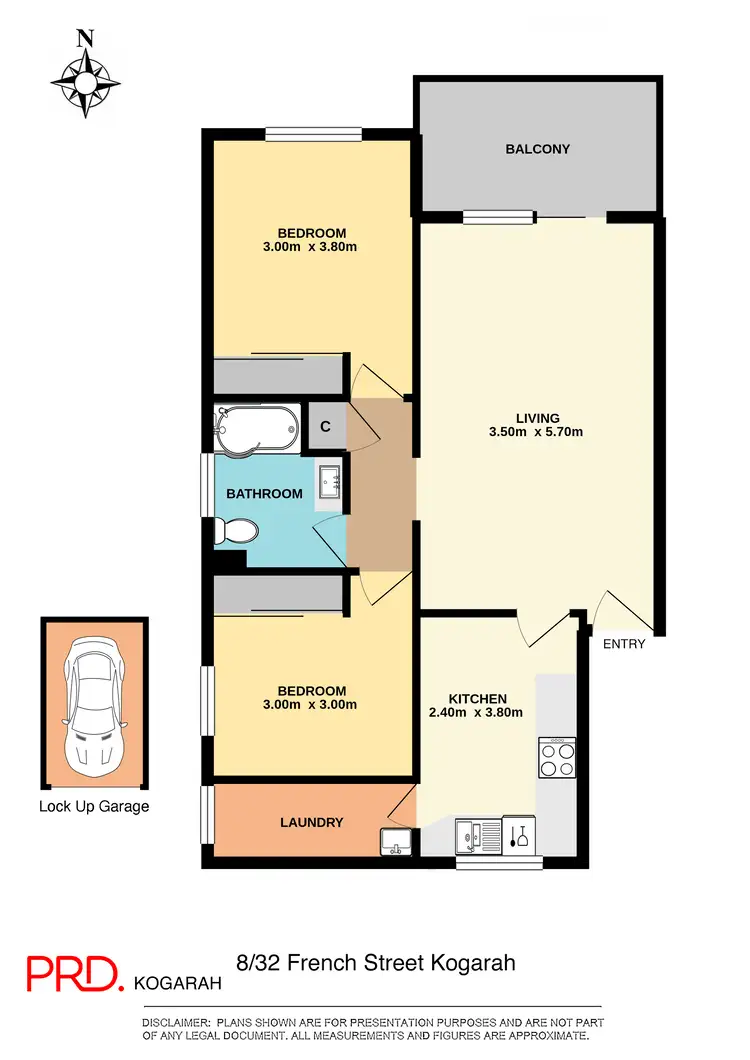 Floorplan of Homely unit listing, 8/32 French Street, Kogarah NSW 2217