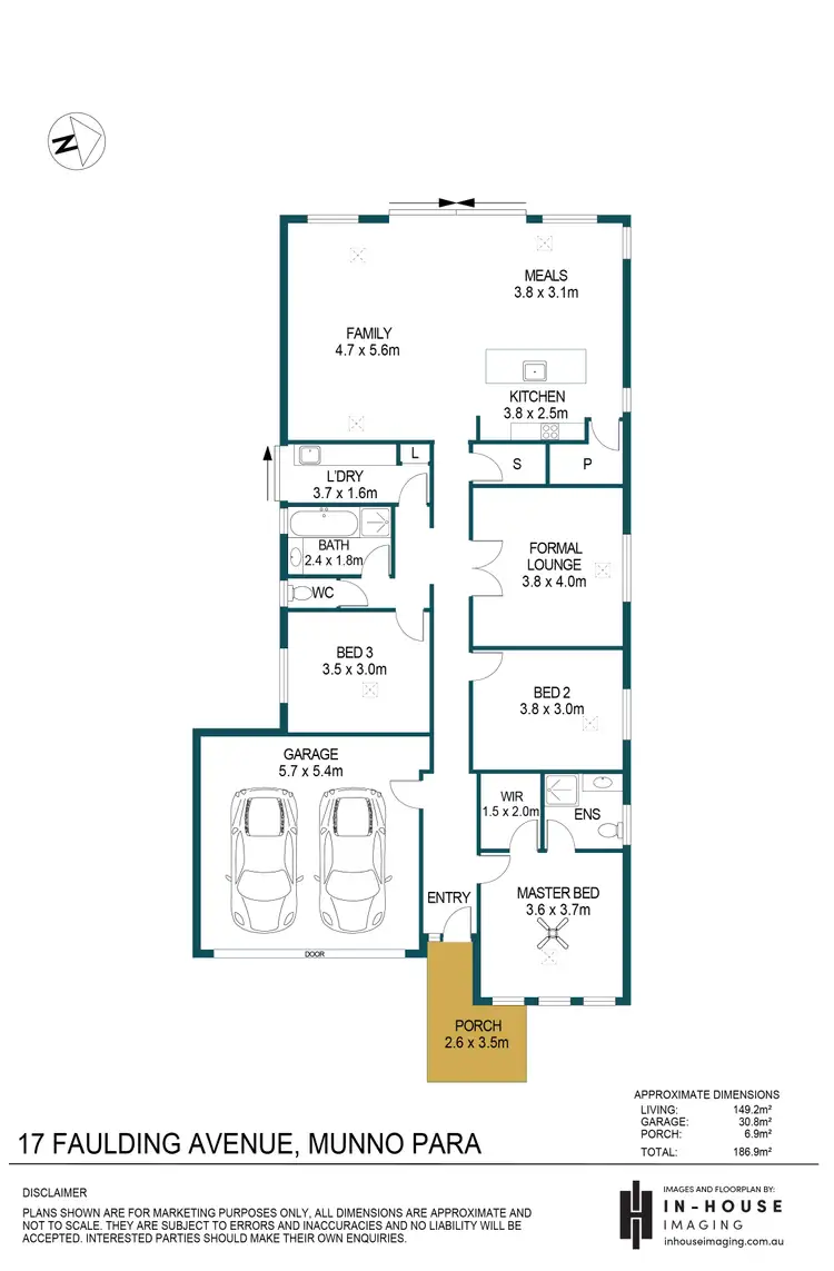Floorplan of Homely house listing, 17 Faulding Avenue, Munno Para SA 5115