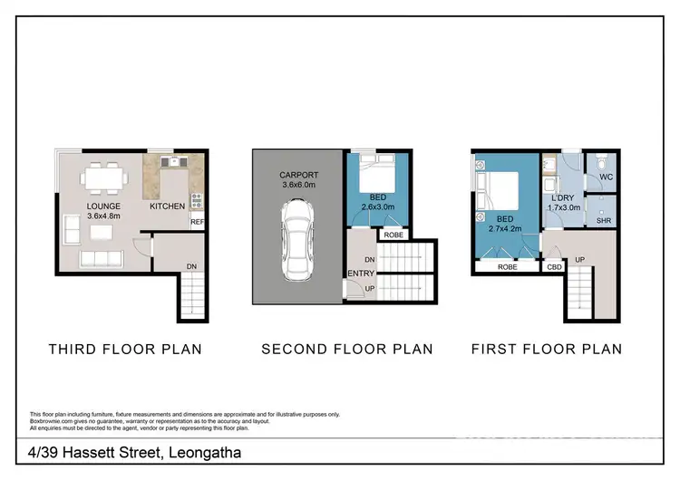 Floorplan of Homely unit listing, 4/39-41 Hassett Street, Leongatha VIC 3953