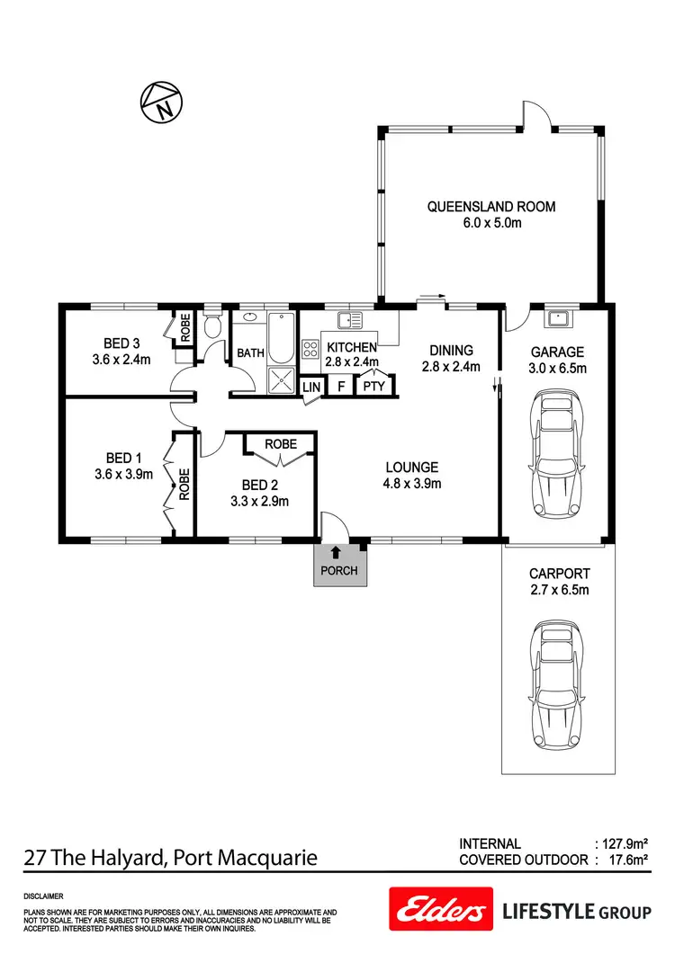 Floorplan of Homely house listing, 27 The Halyard, Port Macquarie NSW 2444