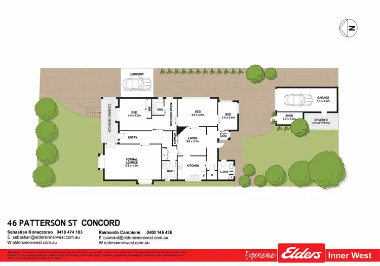 Floorplan of Homely house listing, 46 Patterson Street, Concord NSW 2137