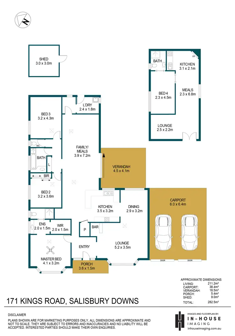Floorplan of Homely house listing, 171 Kings Road, Salisbury Downs SA 5108