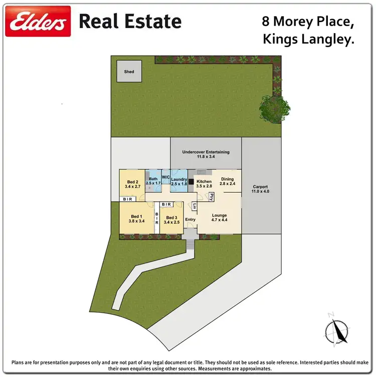 Floorplan of Homely house listing, 8 Morey Place, Kings Langley NSW 2147