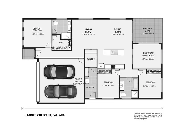 Floorplan of Homely house listing, 8 Miner Crescent, Pallara QLD 4110