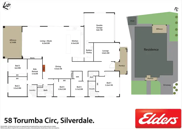 Floorplan of Homely house listing, 58 Torumba Circuit, Silverdale NSW 2752