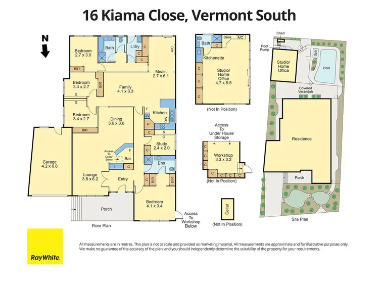 Floorplan of Homely house listing, 16 Kiama Close, Vermont South VIC 3133