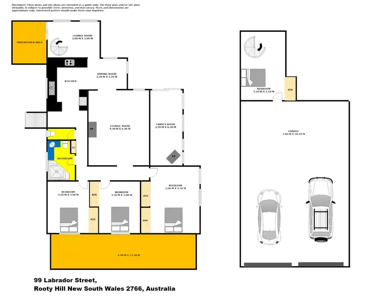 Floorplan of Homely house listing, 99 Labrador Street, Rooty Hill NSW 2766