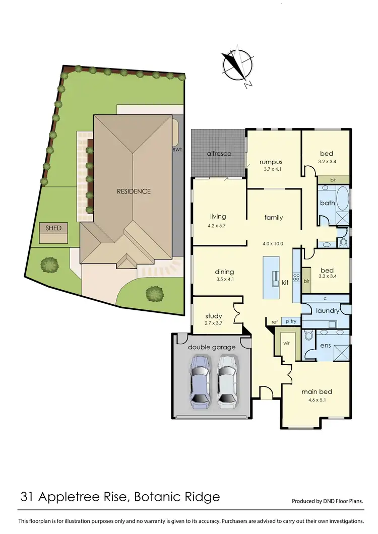Floorplan of Homely house listing, 31 Appletree Rise, Botanic Ridge VIC 3977