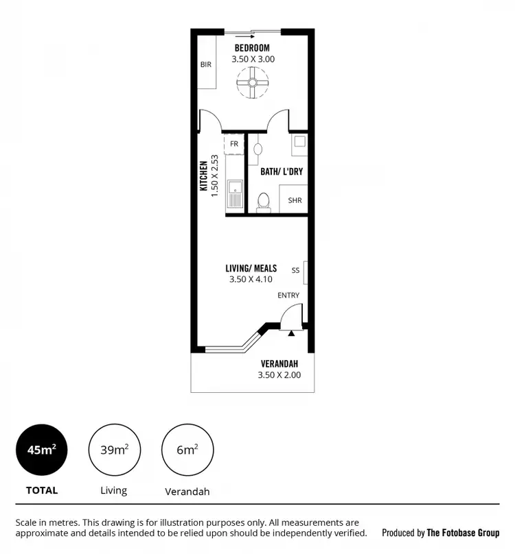 Floorplan of Homely unit listing, U26  11-15 Hollywood Boulevard, Salisbury Downs SA 5108